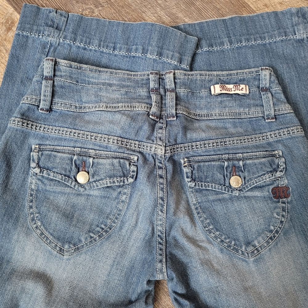 High rise Miss Me bell bottoms